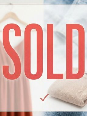 Custom Made Blue Button Down Long Sleeve Shirt - Size S